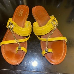 Yellow sandals